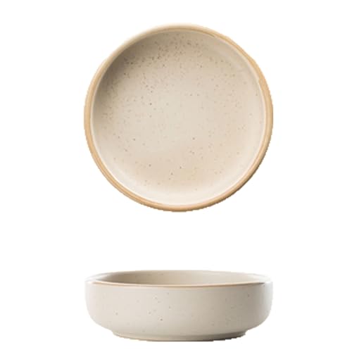 5-częściowy zestaw ceramicznych misek na przekąski, okrągłe miski do dipów i talerze do serwowania przypraw, sałatek, przypraw, przekąsek i przystawek, idealne do rozrywki i imprez
