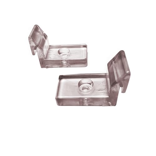 Gordon Glass® Translucent Bronze Shower Door Jamb Guide/Bumper for Sliding Shower Doors - Pack of 2