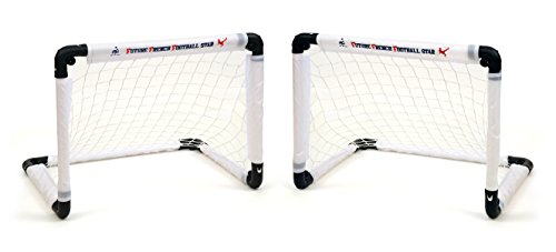 FFF-Juego de 2 Mini Porterías de fútbol Plegable
