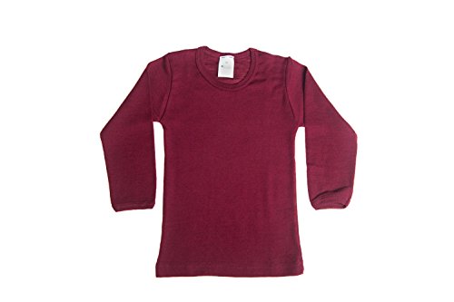 Hocosa of Switzerland Little Kids Organic Wool-Silk Long-Sleeve Underwear Shirt