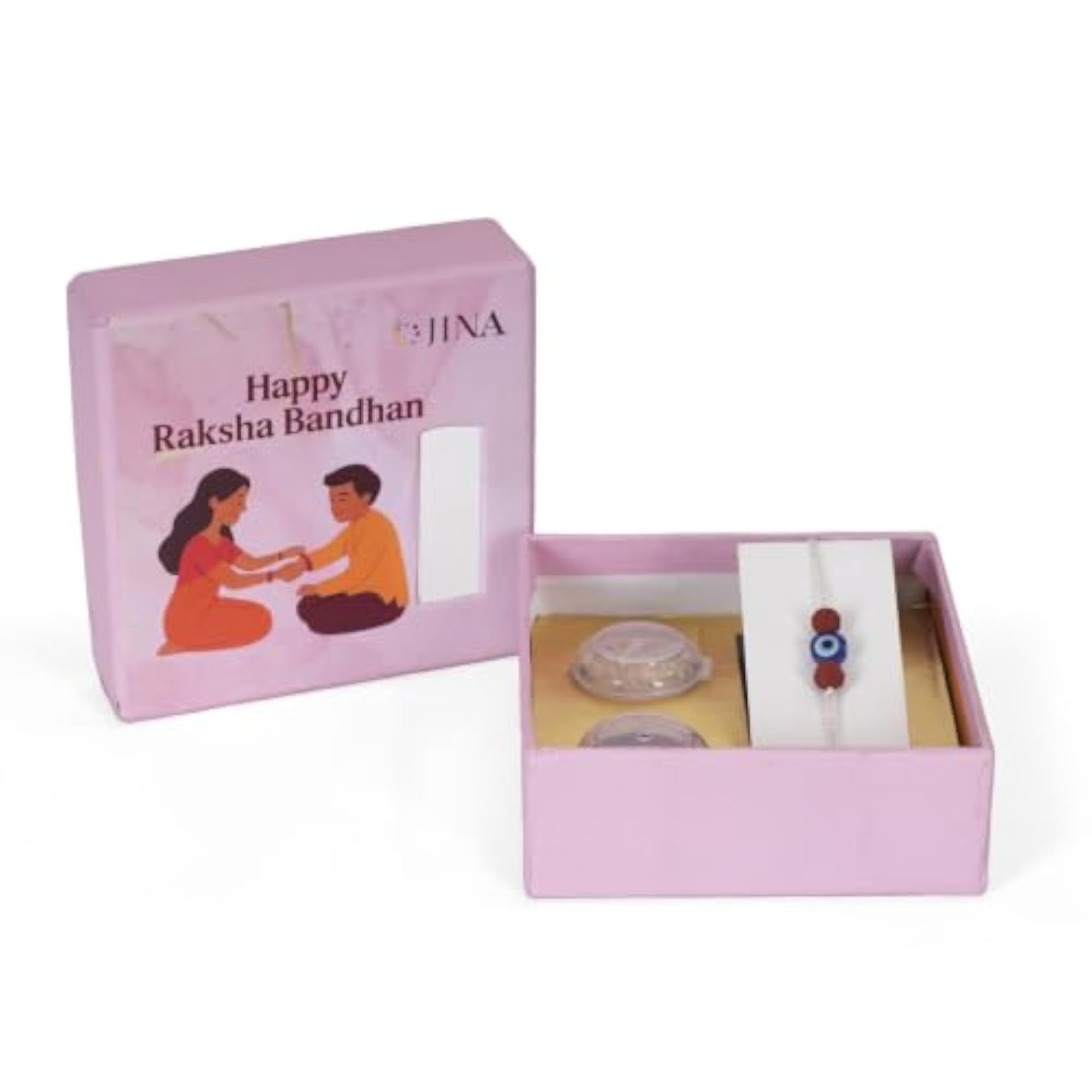925 Sterling Silver Evil Eye & Rudraksha Bracelet for Women & Men