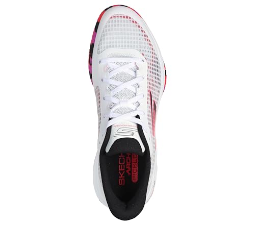 Skechers Skechers Men's Viper Court Pro Pickleball Sneaker, White/Pink, 10.5