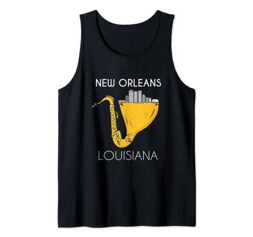 New Orleans Louisiana - Reproductor de música para hombre Camiseta sin Mangas