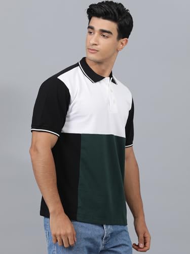 Image of KOTTY Men's Color Block Regular Fit T-Shirt