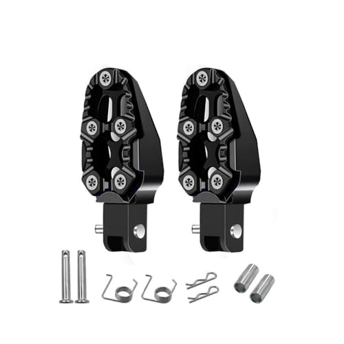 Accessoires de modification moto avec repose-pieds en aluminium