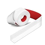 TATUNER Bath Sealant Strip, Self Adhesive Caulk Tape, Bathroom Sealant Tape, Strong Sealing Tape for Bathroom/Bathtub/Sink Corners, Waterproof, Anti Mould (White, 0.86in X 1Pcs)