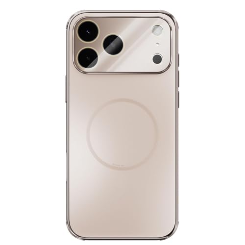 Coque iPhone 17 magnétique rose avec refroidissement pour recharger sans fil en voyage