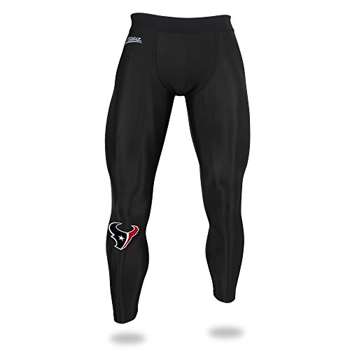 Zubaz NFL Houston Texans Men's Active Compression Legging - Black Size XLarge