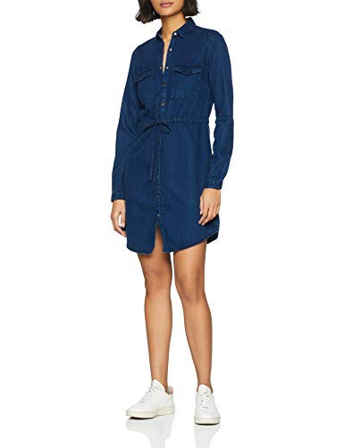 Pimkie Robe chemise en jean bleu foncé Femme - Taille