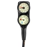 Sea Elite Scuba Gauge Console - Depth Gauge, Pressure Gauge