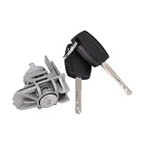 SageFurned Cilindro serratura anteriore sinistra con 2 chiavi di ricambio per Ford Focus C-Max S-Max 1552849