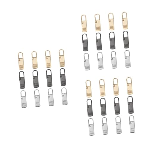 Fermetures éclair cassées ? Kit SEWACC de 36 tirettes de remplacement amovibles noir or