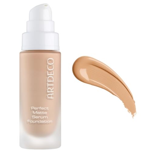 ARTDECO Perfect Matte Serum Foundation - Langanhaltende, pflegende Foundation mit seidig mattem Finish - 1 x 20 ml