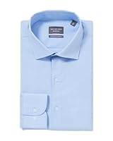 Van Heusen Men's Long Sleeve Dobby Shirt Tailored Fit,