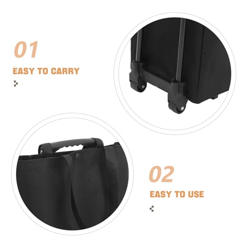 Chariot de courses pliable robuste grand volume caddie portable multifonction