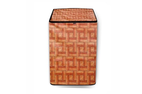 Image of Stylista Top Load Fully Automatic Washing Machine Cover Compatible for IFB 8 kg, 8.5 kg, 9 kg & 9.5 kg, Seamless Pattern Brick
