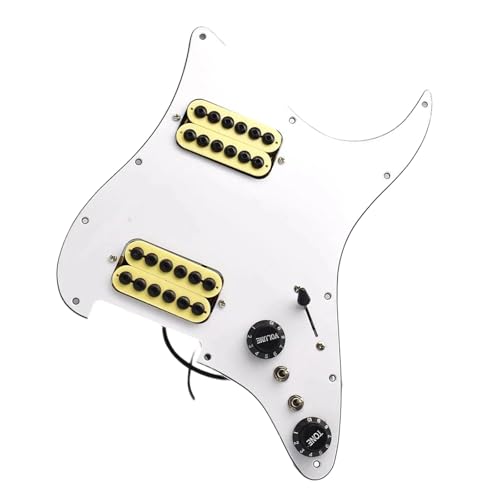Pickguard pré-câblé HH double micros humbucker avec accessoires de guitare électrique
