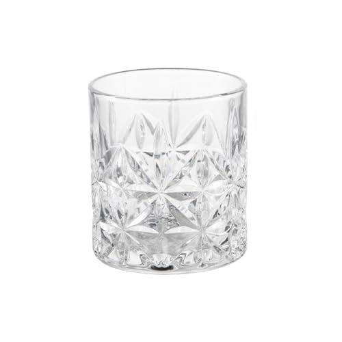 BRANDANI Bicchiere tumbler acqua Fiore set 6 pezzi vetro 300 ml