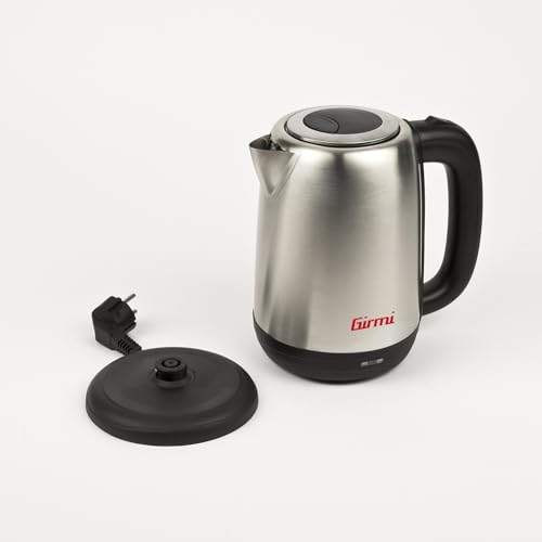 Girmi BL34 Bollitore Elettrico, 2200W, Capacità 1,7 Litri, Caraffa Inox Graduata, Spegnimento Automatico, Base girevole 360° - Immagine 4