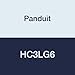 Panduit HC3LG6 Hinged Duct Cover, PVC, 3" x 6