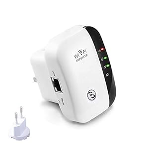 WiFi-booster, WiFi Range Extender, 2,4 GHz 300 Mbps WiFi Extender Booster, Draadloze WiFi Booster met Ethernet Poort en…