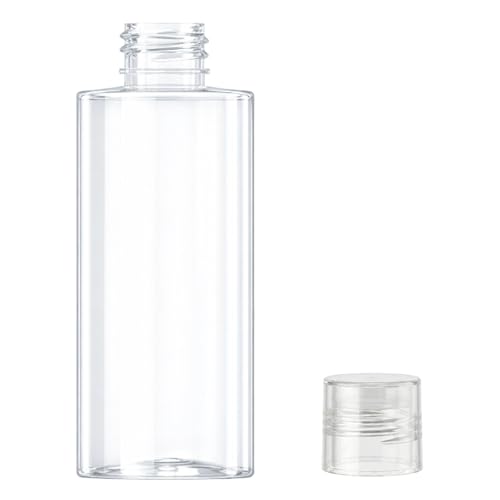 La Mejor Selección de Fraiche Envases comprados en linea. 48 Botella de Plástico PET Cristalino 60ml con Tapa Lisa Natural - Envase de Grado Alimenticio e Irrompible para Viaje, Cosmética, Muestras y Gel Antibacterial - Pack de 25 Piezas