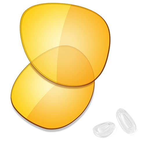 Image of SAUCER Premium Replacement Lenses & Nosepads for Oakley Elmont M OO4119 | UV400 Protection, Anti-Scratch, Precise Fit