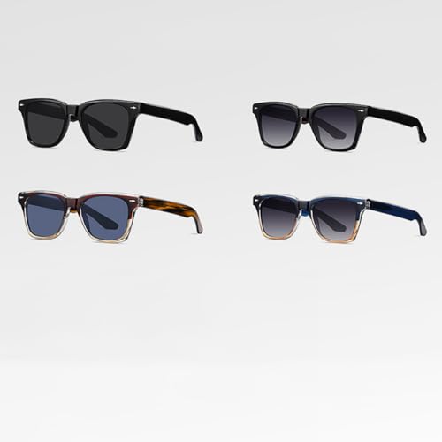 Image of TR90 Square Sunglasses Vintage Classic Sun Glasses Polarized UV400 Lens Eyewears for Men Eyeglasses