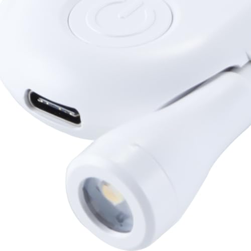 Ausi Wiederaufladbare Buchlampe, 3 Farbtemperaturmodi, per USB wiederaufladbares Klemmlicht zum nächtlichen Lesen im Bett, perfekt für Buchliebhaber