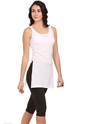 Image of ICEDIVE Women's Cotton Stretch Camisole | Fabulous Inners | Soft,Lightweight & Breathable Fabric |Ideal,Layering, Sleepwear & Lounge Use in,