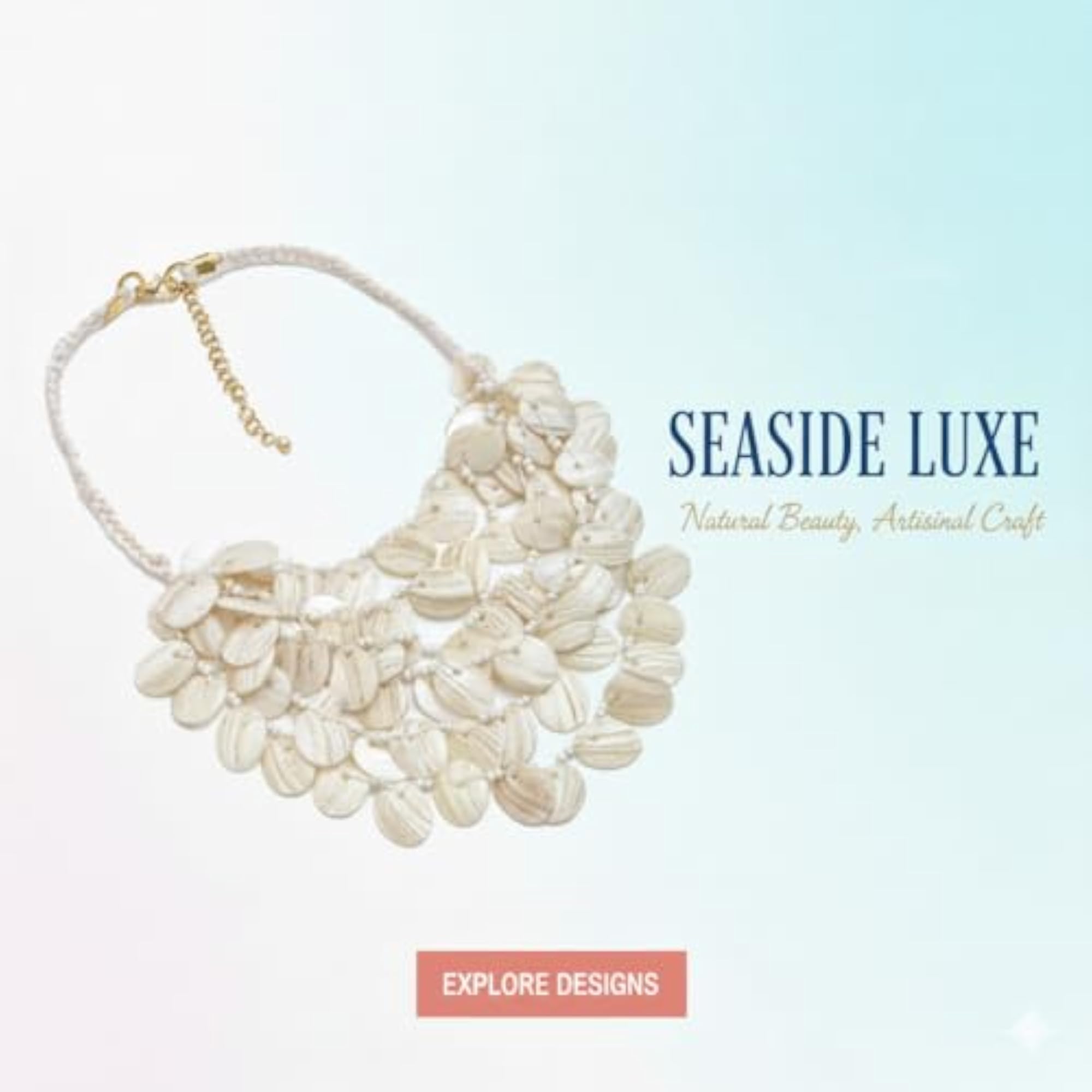Trendy Shell Seep Necklace for Women and Girls
