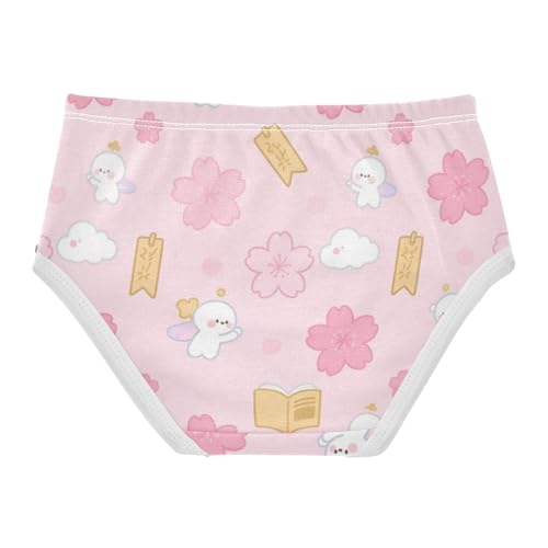 Girls' Underwear Flowers Floral Cute Toddle Brief Panties 2-8 Years 203005652