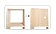 Astigarraga Kit Line Tür Zubehör für modulares Regal mit Würfeln, 32,5 x 32,5 cm
