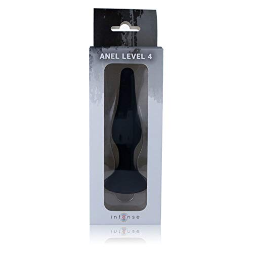 Plug anal Intense Level 4 noir 15.5cm sans inconfort grâce à sa base - 3