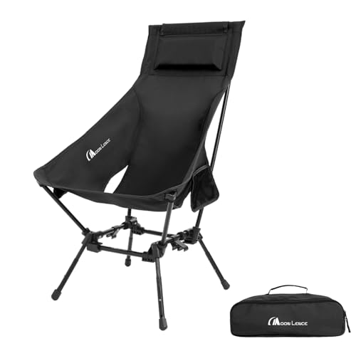 MOON LENCE Folding Portable High Back Camping Chairs for Adults,