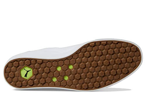Image of Puma Golf Men's Fusion Classic Golf Shoe, Puma White-Puma White, 11.5