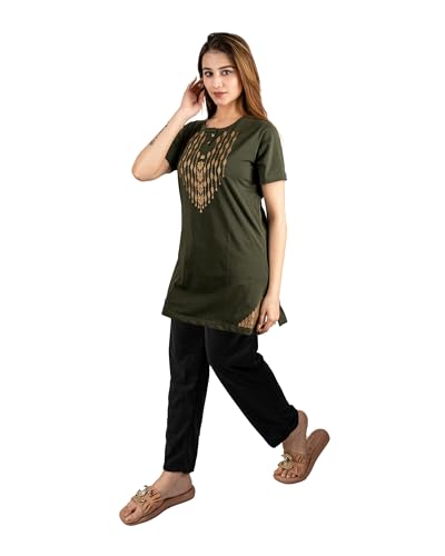 Image of Long Tshirts for Women Combo of 2 | Women Long t Shirt| Long Shirt for Women |Long T-Shirts for Women
