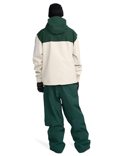 Image of Volcom Men's Buckthreeeighty Snowboard Jacket - 10k Waterproof 2-layer Shell, Zip Tech