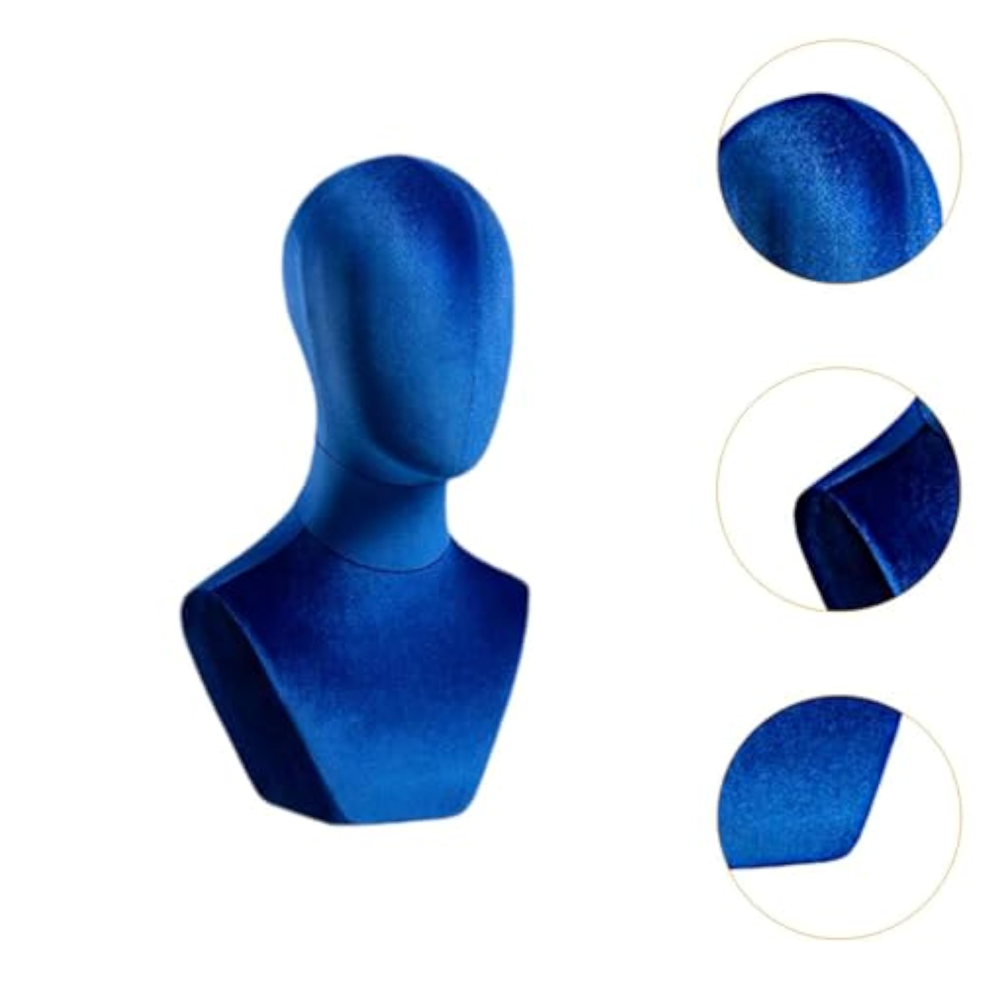 Bust Mannequin Head for Jewelry Display