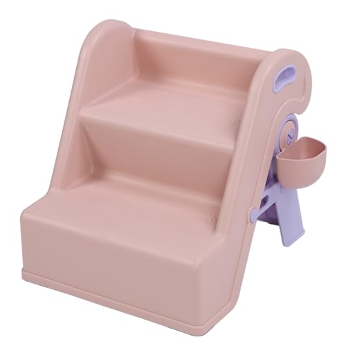 Tabouret de pot pour enfants ergonomique rose avec rangement - 7