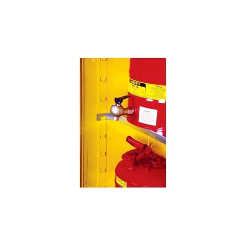Image of Justrite 29943 SpillSlope Galvanized Steel Dispensing Shelf, 39-3 /8 inch Width x 11 inch Depth, for 30 and 45 Gallon Safety Cabinet