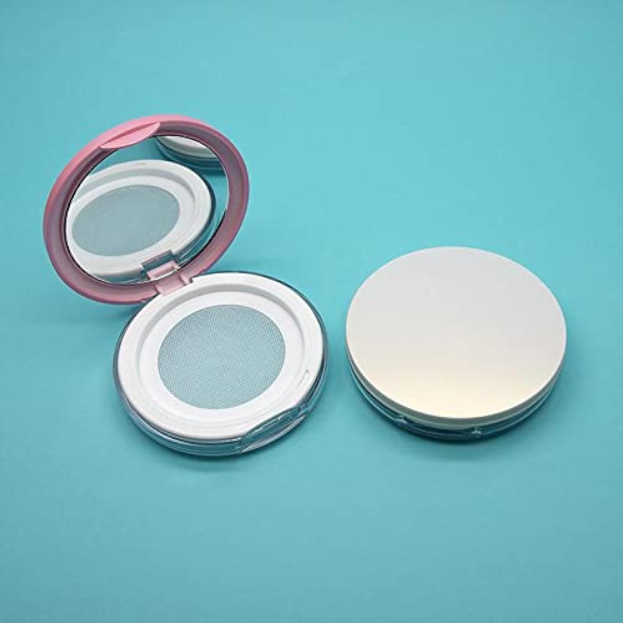 DIY Empty Poly Loose Powder Container, 3ml, Pink