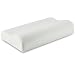 WeNerya Memory Foam Contour Pillow, Ergonomic Neck and Cervical Support Pillow With Washable Cover, Orthopedic Bed Pillow for Back and Side Sleepers, Medium Firm, 20" x 12"