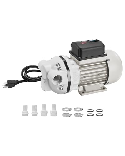 VEVOR DEF Transfer Pump, 10.5 GPM, Diaphragm Irrigation Self Priming Electric Water Pump for Diesel Exhaust Fluid Automotive Urea Oil, 110V, 375W, 26.25 ft Lift, for Liquid Transportation Refueling