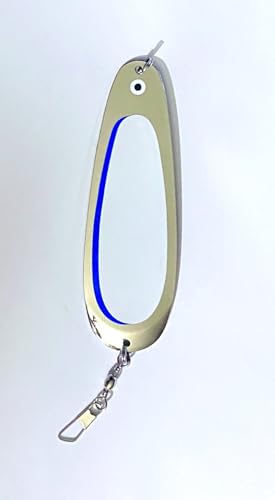 Kokanee Dodger: Flo White/Nickel