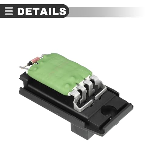 Image of Motoforti Car HVAC Blower Motor Resistor Heater, for Ford Focus 2000-2007, Metal Plastic, NO. YS4Z18591AA, Black