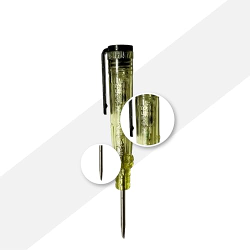 Image of AC 24-250V Contact Electrical Detector Slotted Screwdriver Tester Pen 1 Piece Digital Voltage Tester