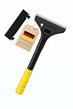 Green Home Farbschaber PREMIUM 30 cm Tapetenschaber [Schnellwechselvorrichtung] - 100 mm - gelber...