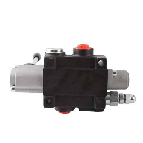 Hydraulik Wegeventil Kit 1 Spule doppeltwirkend mit einstellbarem Überdruckventil Steuerhebel für Traktor Anbaugerät