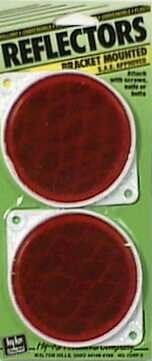 Hy-Ko CDRF-3R 3" Red Nail On Reflector